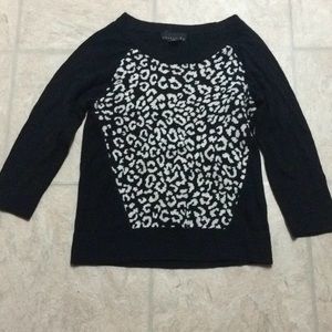 Cheetah print sweater